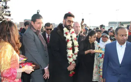 Abhishek Bachchan Receives Warm Welcome In Dublin, Gets Huge Support To Promote ETPL, Visits Indian