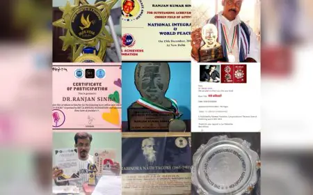 Dr. Ranjan Sinha: An Extraordinary Journey of an Ordinary Man.....