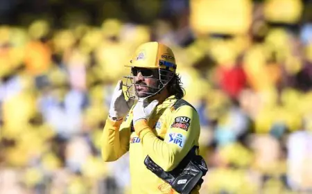 "Sit And Watch": Dhoni Practised Till Midnight; CSK Star In Awe Of Aura