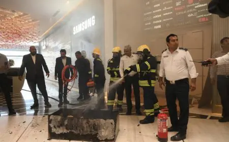 Palladium Ahmedabad Conducts Fire Mock Evacuation Drill to Ensure Visitor Safety