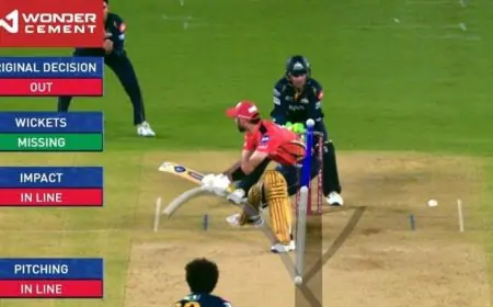 19 Ducks In IPL: Glenn Maxwell Commits DRS Blunder For Unwanted Milestone