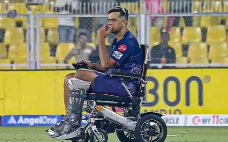 "Heartbreaking To See": Dravid's Photo In Wheelchair After RR's Loss Viral
