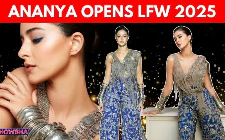 Ananya Panday Turns Into A Warrior For Anamika Khanna At Lakme Fashion Week 2025 | Outfit DECODED