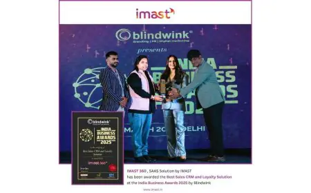 IMAST 360 Wins Best Sales CRM and Loyalty Solution at India Business Awards 2025