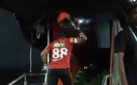 Watch: India Star Vents Frustration On Helmet After Failing For SRH vs LSG