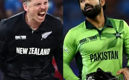 NZ vs Pakistan, 1st ODI LIVE Scorecard Updates