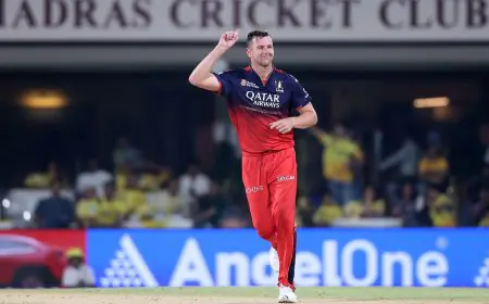 "Energy Is Always Great At RCB": Josh Hazlewood After Big Win vs CSK