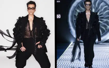 Karan Johar’s All Black Look Screams ‘Boss Energy’ At Lakmē Fashion Week X FDCI 2025