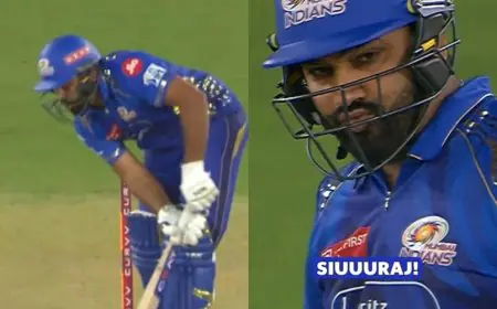Watch: Rohit Sharma Shell-Shocked As Mohammed Siraj Stunner Cleans Him Up