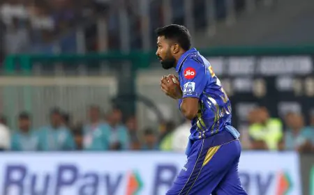 Hardik Pandya Reprimanded For IPL Code Of Conduct Breach, Handed Hefty Fine