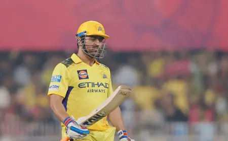 MS Dhoni Left Dejected After Last-Over Dismissal As CSK Lose vs RR - Watch