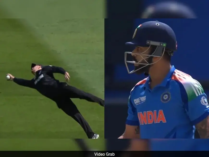 Watch: Virat Kohli's Stunned Reaction As Glenn Phillips Takes Screamer