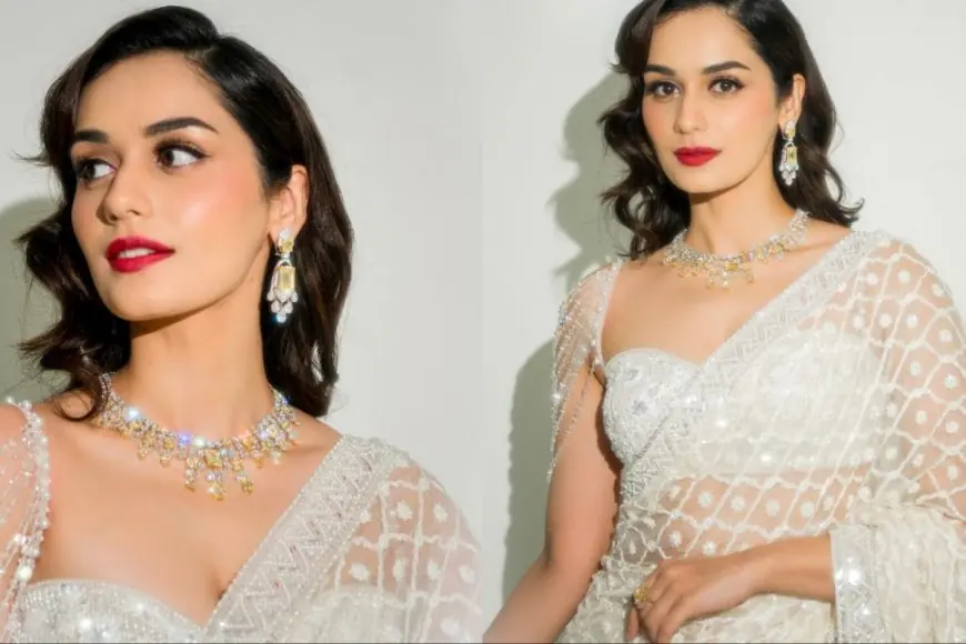Manushi Chhillar’s White Saree: A Masterpiece Of Embroidery And Beadwork For A Perfect Statement Look