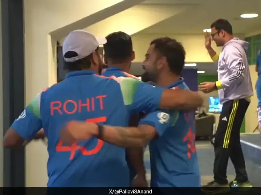 Watch: Virat Kohli, Rohit Sharma Dressing Room Moment As India Enter Final