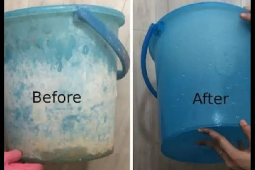 Cleaning Hacks: 3 Simple Tricks To Make Your Buckets And Bathroom Mugs Shine