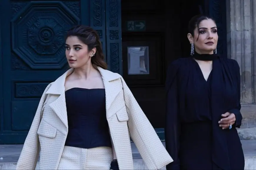 Raveena Tandon And Rasha Thadani Serve Major Fashion Looks As They Attend Paris Fashion Week