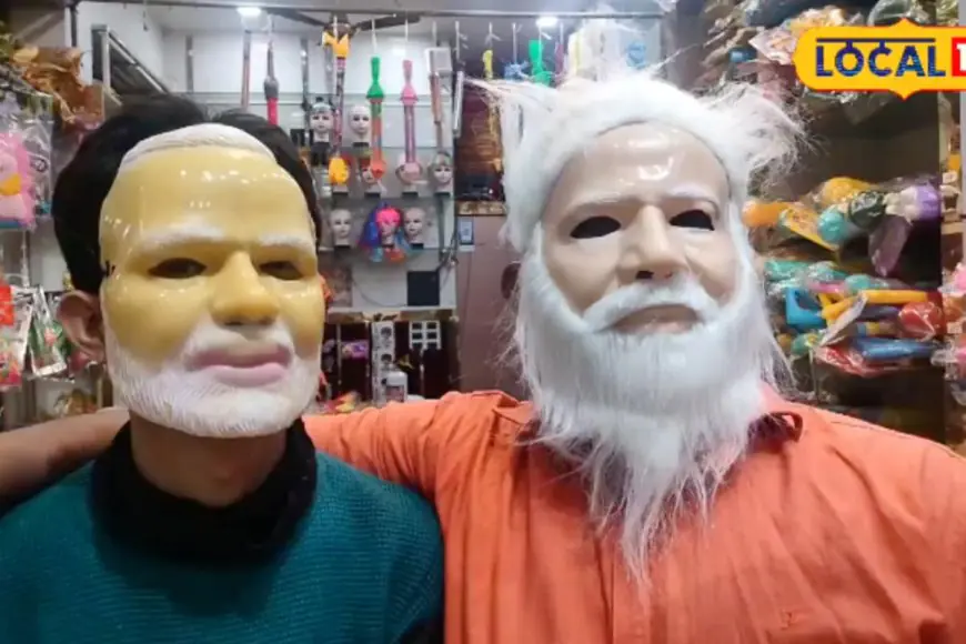 'Craze For PM': Modi Masks, Saffron Wigs Rule Aligarh Markets This Holi