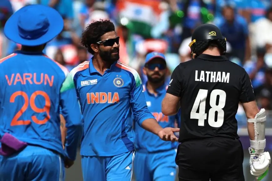 India vs NZ CT 1st Innings Highlights: Kuldeep, Chakravarthy Star With Ball