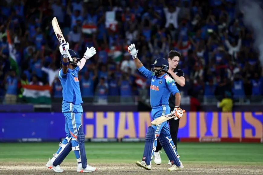 India Beat NZ By 4 Wickets To Clinch Record-Breaking 3rd CT Title