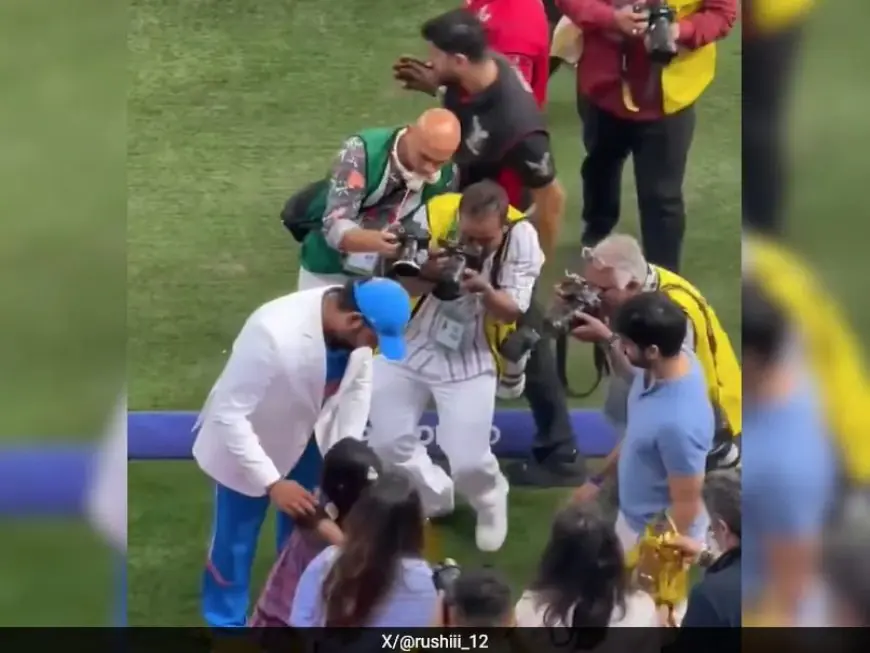 Rohit Sharma Puts Medal Across Daughter's Neck, Moment Breaks Internet