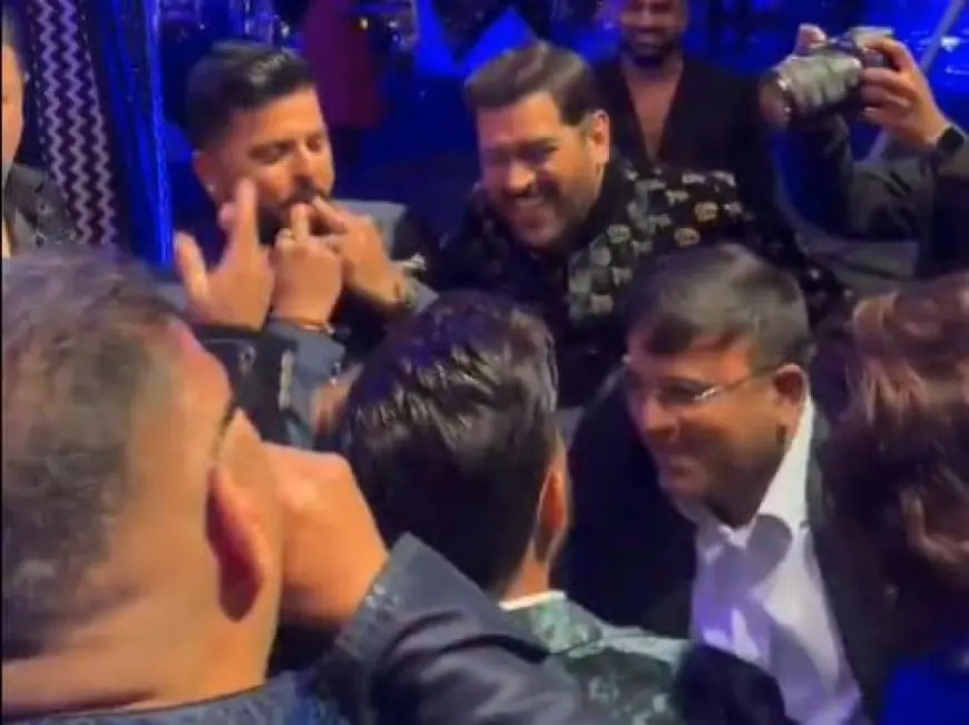 Dhoni Goes Crazy Wild While Dancing At Pant's Sister's Wedding. Video Viral