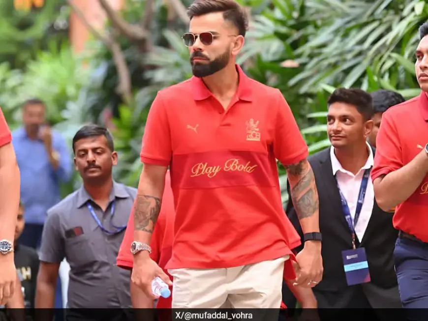 "Can't Talk About Chhole Bhature": Kohli Blasts Broadcasters At RCB Event