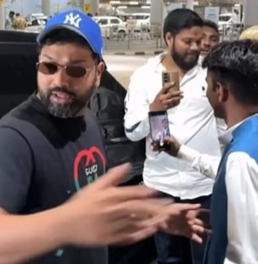 Rohit Loses Cool At Paparazzi Trying To Click Daughter Samaira's Pic - Video