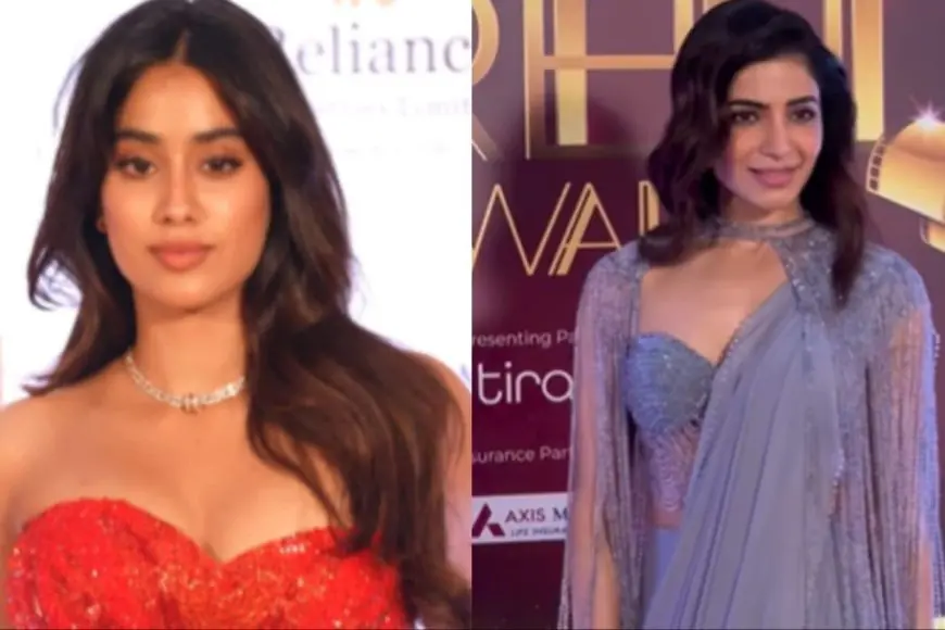 Janhvi Kapoor, Samantha Prabhu Upped The Glam Quotient At News18 Showsha Reel Awards 2025