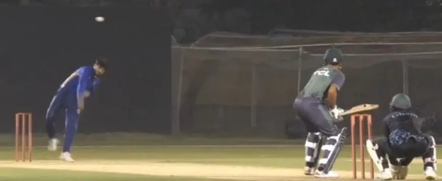 Pakistan Net Bowler Cleans Up Babar Azam, Internet Stunned. Watch