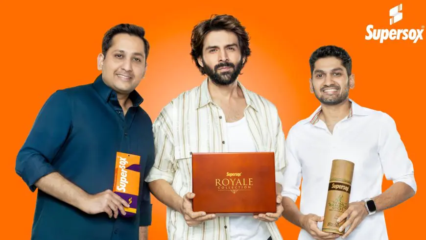 Supersox Welcomes Bollywood Superstar Kartik Aaryan as their Brand Ambassador