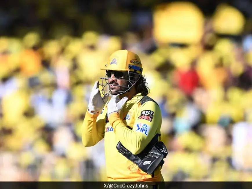 CSK Star Stunned To See What MS Dhoni Did Before MI Clash In IPL