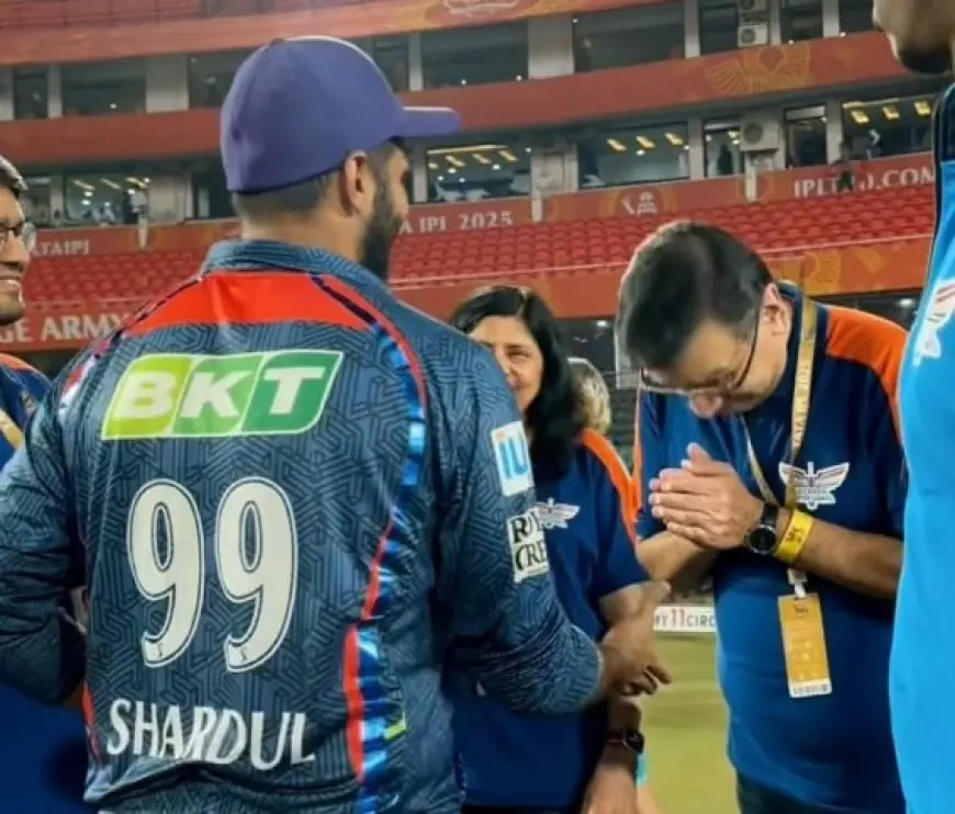 Shardul Receives Huge Gesture From Sanjiv Goenka After Beating SRH - Video