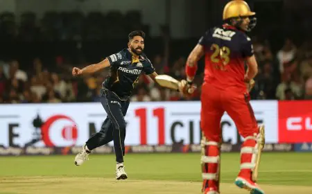 Mohammed Siraj Praised By Kane Williamson For Incredible Show vs RCB