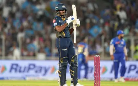 Experience Gained From Playing In IPL Most Important Thing: Sudharsan