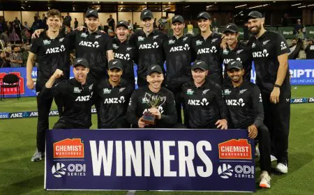 New Zealand Hammer Pakistan By 43 Runs To Sweep ODI Series 3-0