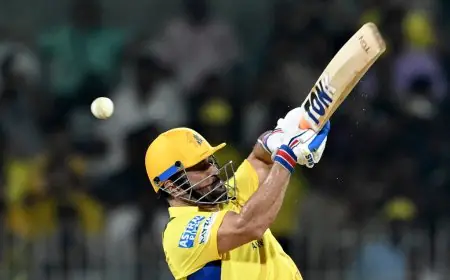 MS Dhoni Achieves Embarrassing IPL Record Amid Growing Retirement Chatter