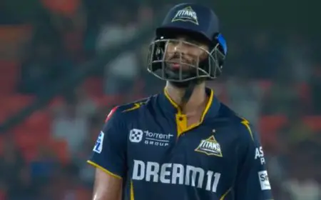 Controversy Hits IPL 2025 As Fans Slam 3rd Umpire Call During SRH vs GT Game