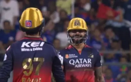 Watch: Patidar's Unorthodox Four Stuns All, Kohli's Reaction Can't Be Missed