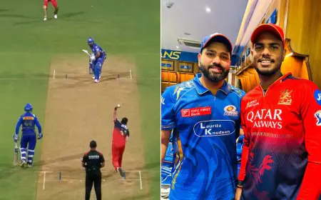 Rohit Sharma's Special Gift For Yash Dayal, RCB Pacer Who Clean Bowled Him