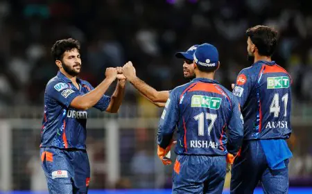 IPL 2025: KKR Lose By 4 Runs In High Scoring Eden Gardens Contest vs LSG