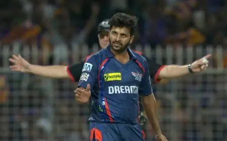 Shardul Thakur Bowls 11-Ball Over Against KKR. Internet Can't Keep Calm