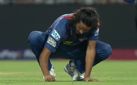 LSG Star, Fined By BCCI, Repeats Controversial Celebration Once Again - Video