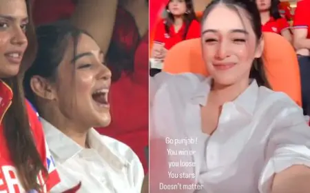 RJ Mahvash's Animated Celebrations In PBKS vs CSK Clash Storm Internet