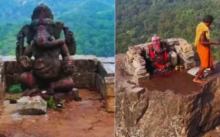 Perched At 3,000 Feet, This 1000-Year-Old Ganesh Temple In Chhattisgarh Draws Devotees From All Over
