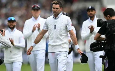 James Anderson To Receive Knighthood For Remarkable England Career