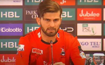 Watch: Babar Goes Silent On Reporter's Question, Shaheen Comes To Rescue