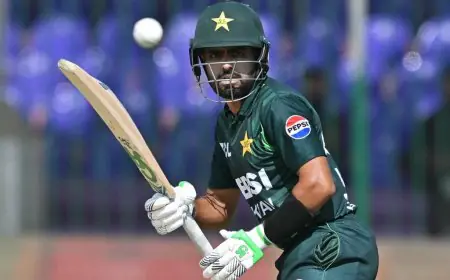 On Reporter's Awkward Question On Pak Cricket, Babar's "Social Media" Dig