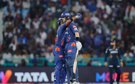 IPL: Pooran, Markram's Fiery Knocks Propels LSG To 6-Wicket Win vs GT