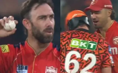 Watch: Head Clashes With Aus Teammates Maxwell, Stoinis During SRH vs PBKS