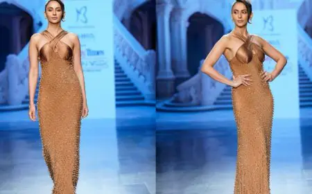 Rakul Preet Singh Turns Showstopper In A Crystal-Adorned Dreamy Brown Gown